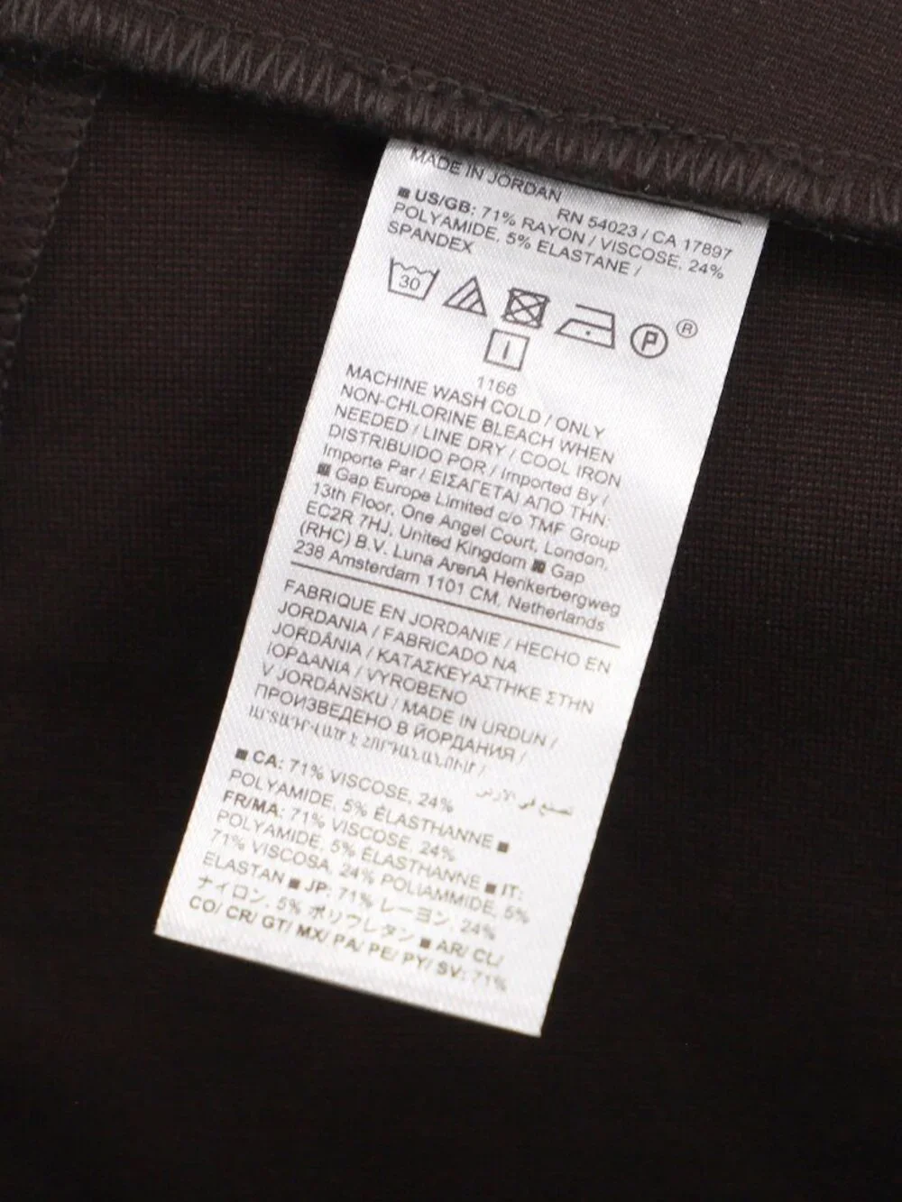 NWT BANANA REPUBLIC Wide-Leg Everywhere Ponte Pull On Pant in Dark Brown Size M - Picture 8 of 9